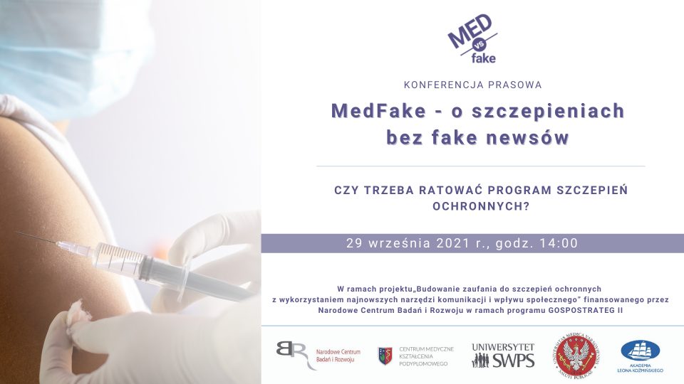 MedFake o szczepieniach bez fake newsow
