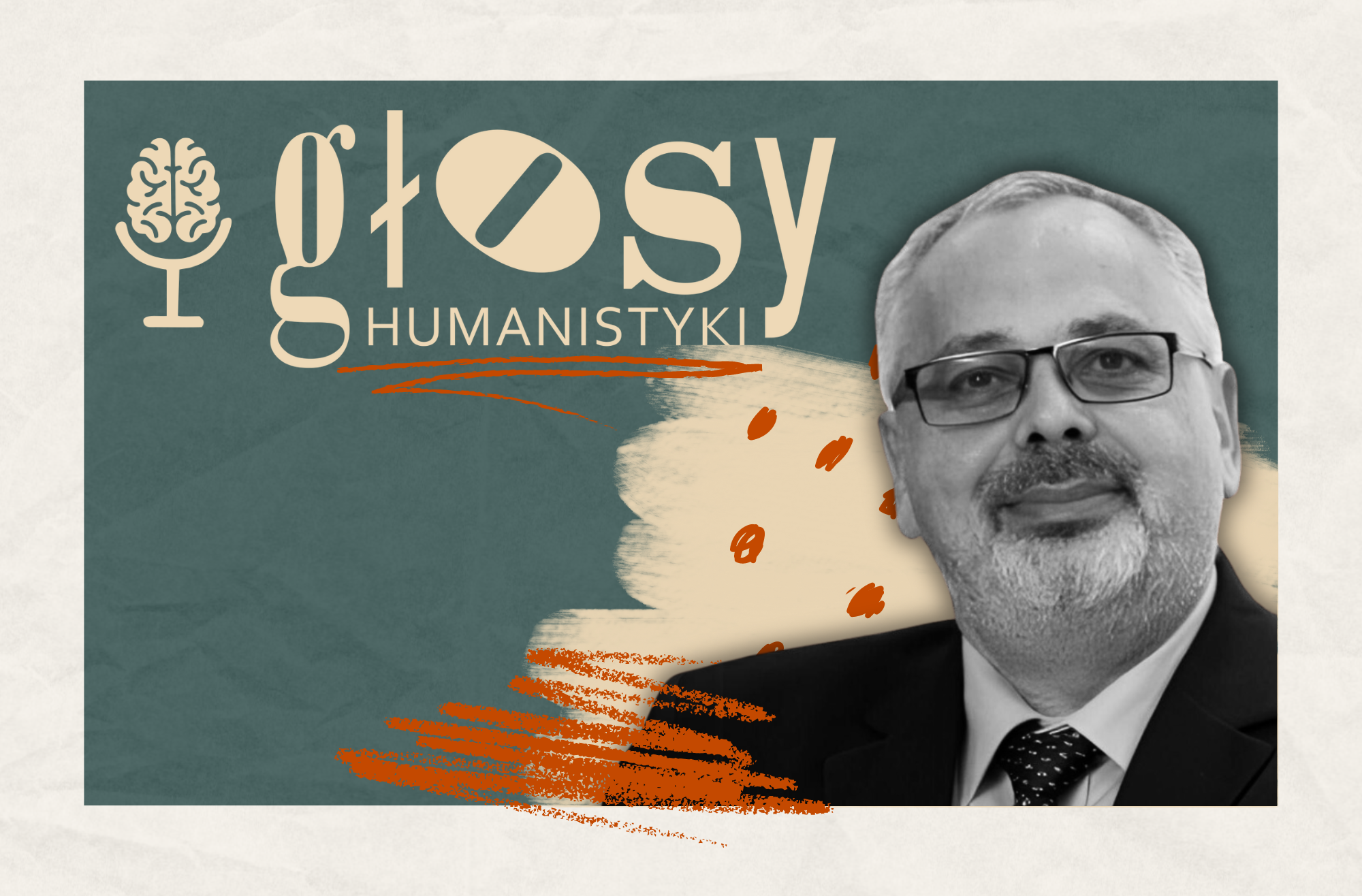 Ryszard Balicki i logo „Głosów Humanistyki”